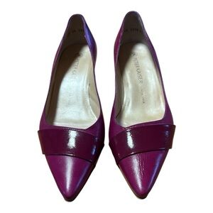 Peter Kaiser Magenta Leather Heeled‎ Shoes Women’s UK Size 4 US Size 6.5
